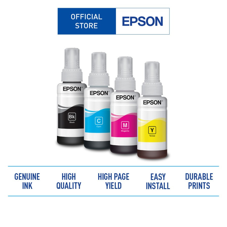 Tinta Epson 664 Cyan (T6642) - depan