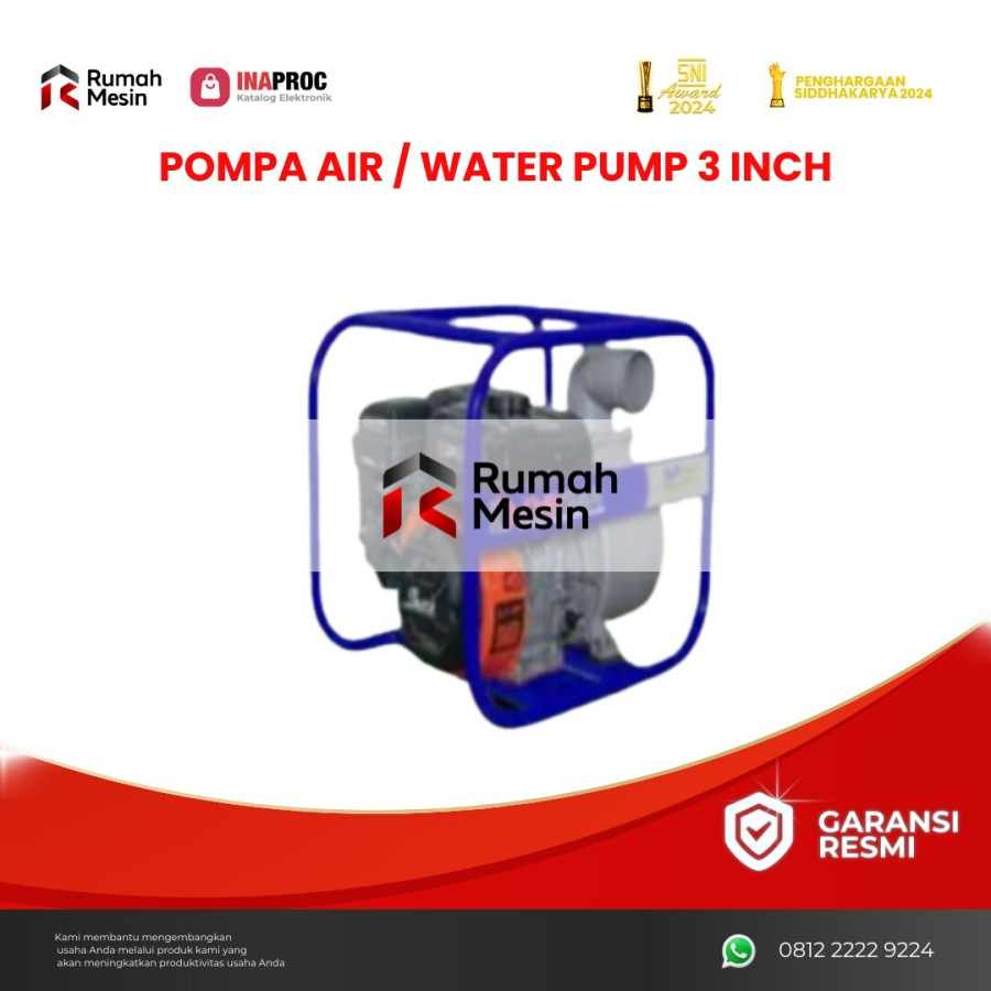 Pompa Air Water Pump 3 Inch - depan
