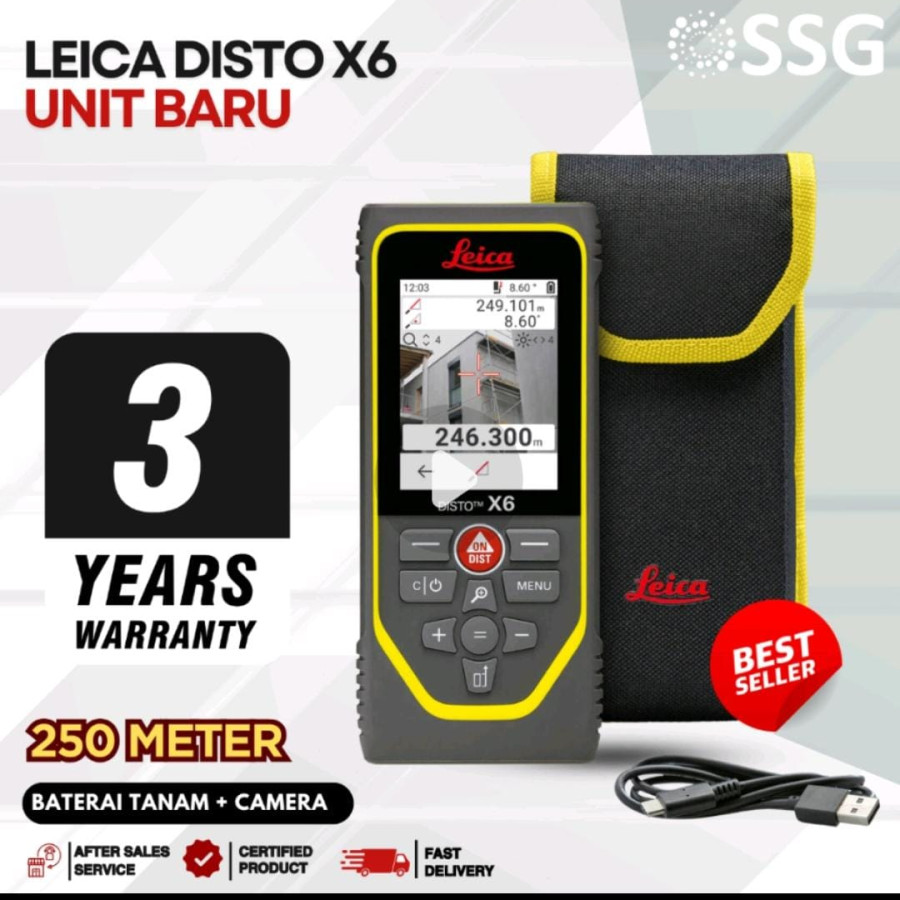 Leica Distometer X6 - depan