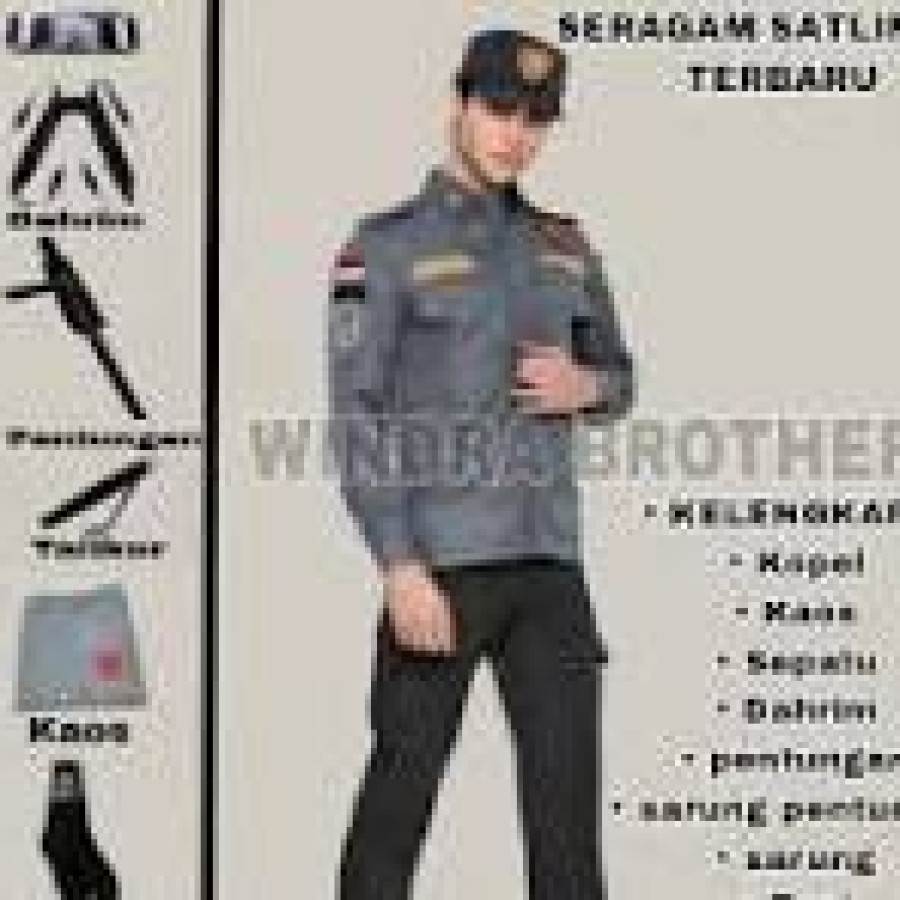 SERAGAM LINMAS SATU SET
