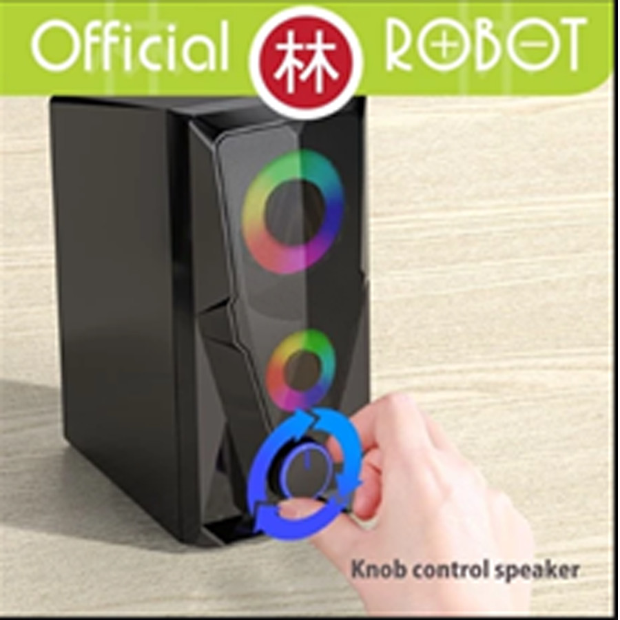 Robot RS200 Gamen E-Sports Gaming Speaker 3.5mm AUX With 2 Channel Stereo - samping