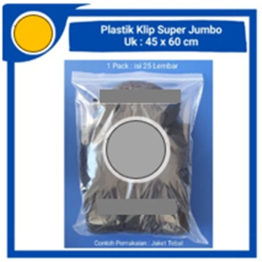 Plastik Klip besar 45 x 60 - depan