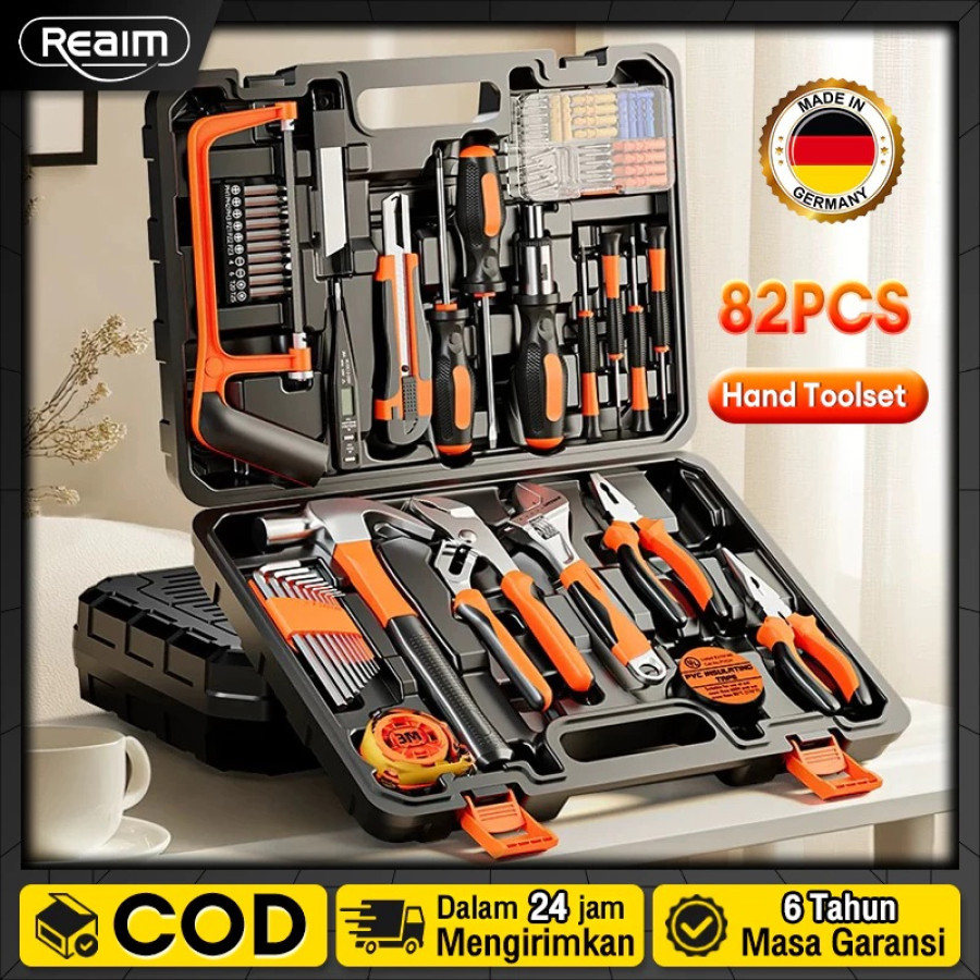 REAIM Hand Toolset 100/108/112PCS - utama