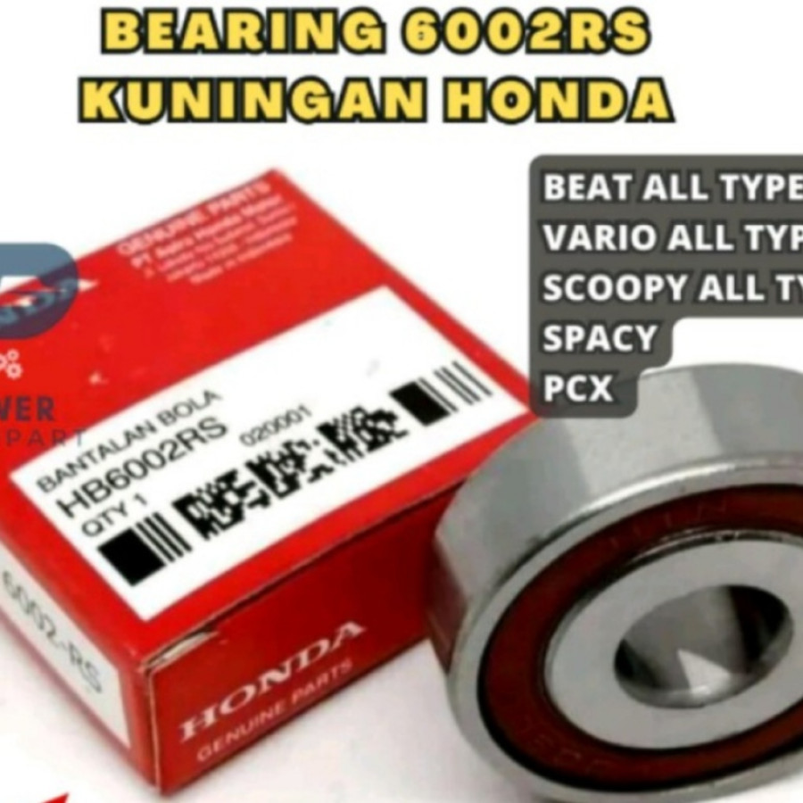 LAHER RODA DEPAN CVT ORIGINAL BEARING 6002 HONDA