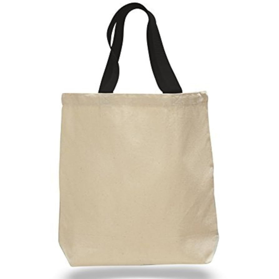 Souvenir Totebag Canvas Handle Hitam