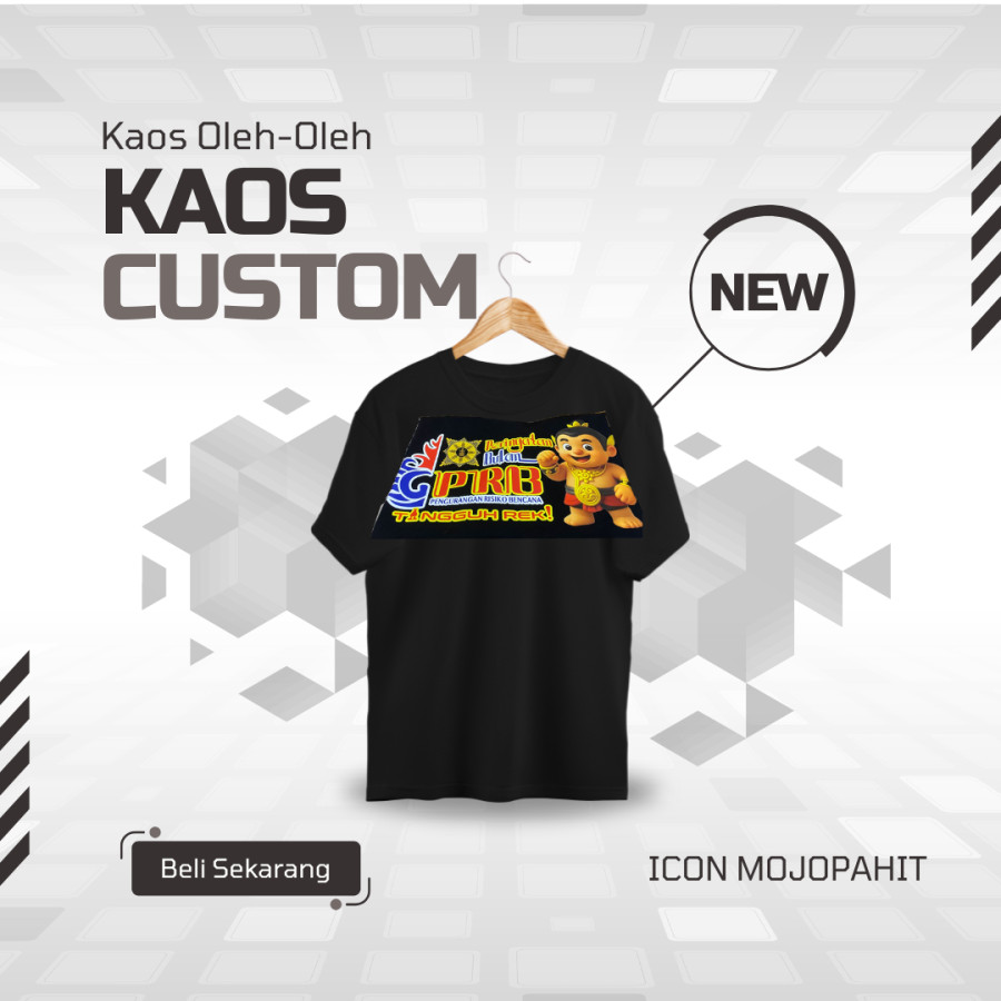 Kaos Custom Icon Mojopahit