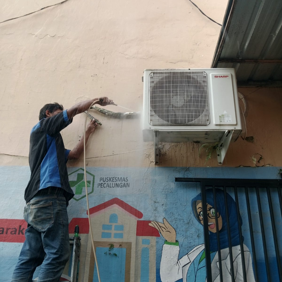 Cleaning ac pecalungan 1/2-1pk - depan