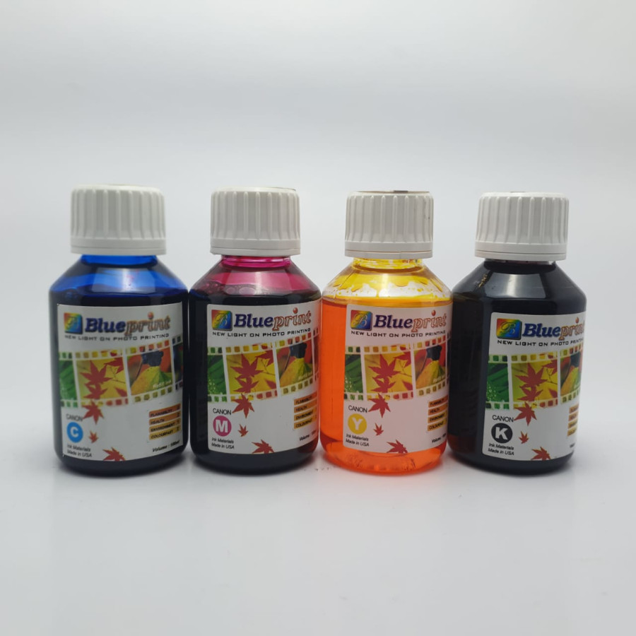 Tinta Blue print botol canon warna