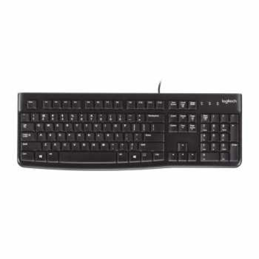 Logitech USB Keyboard - K120 - Black - utama
