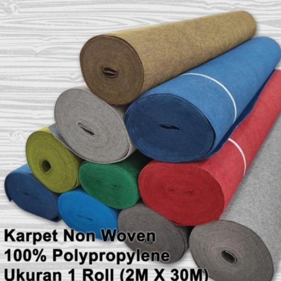 Karpet Non Woven Polypropylene lebar 2M