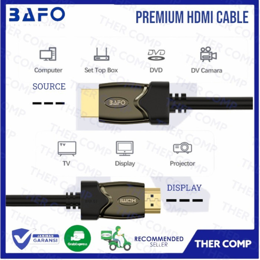 Kabel HDMI 10 m bafo