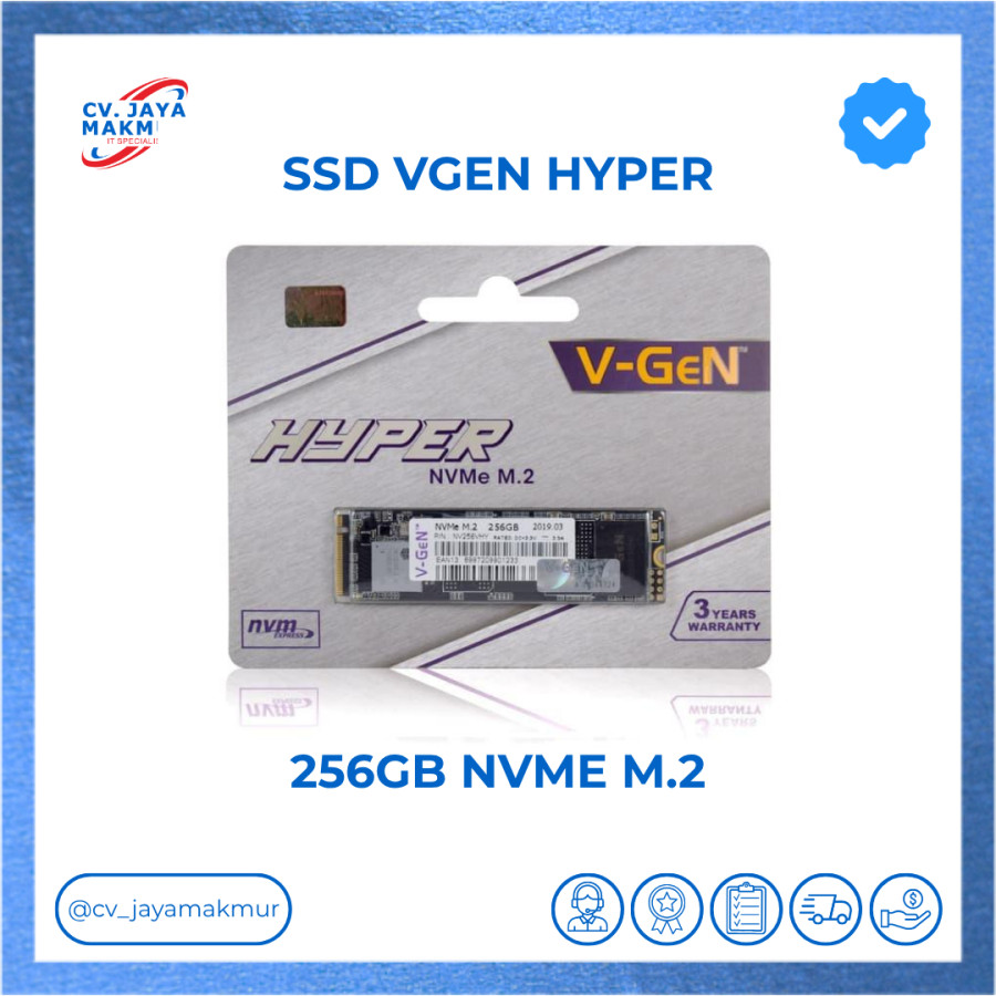 SSD VGEN HYPER M.2 NVMe - 256GB