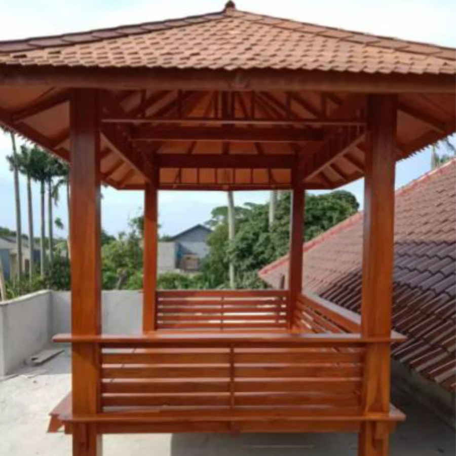 Gazebo Kayu Jati