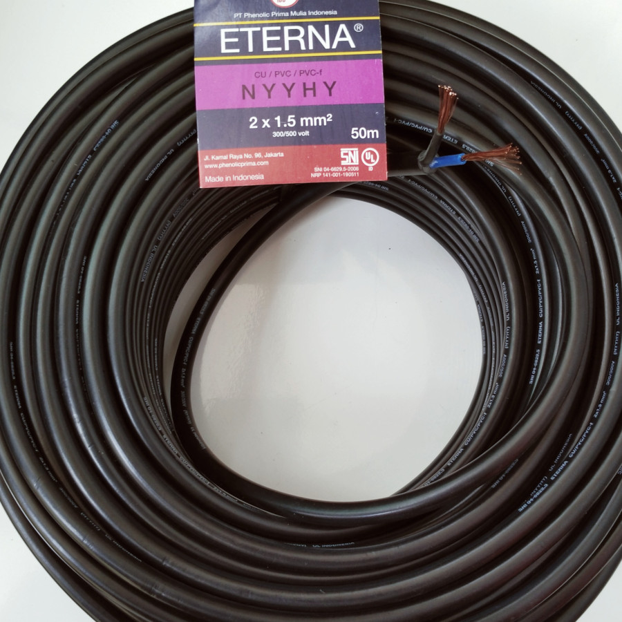 Kabel Eterna Kawat NYY 2x1,5