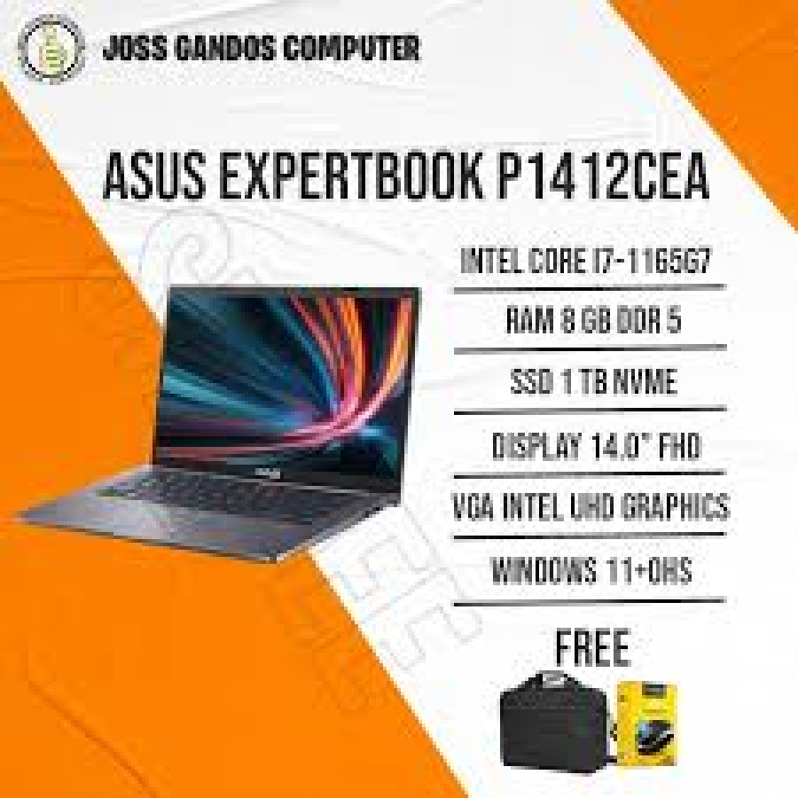 LAPTOP ASUS EXPERTBOOK P1412CEA/CORE I7