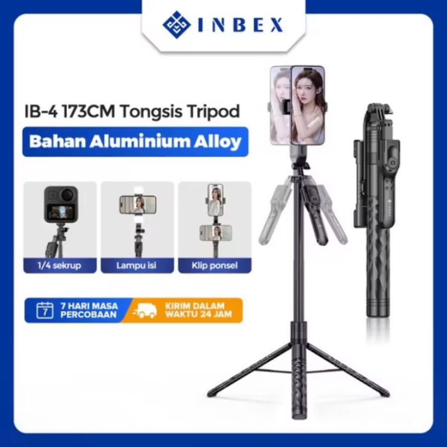 Inbex 210 Cm Plus Portable Tripod/Reverse Collapsible - samping