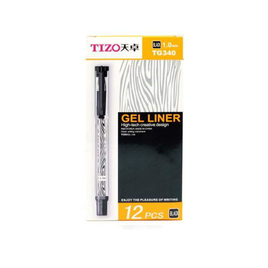 BOLPOINT GEL TIZO HITAM / PACK