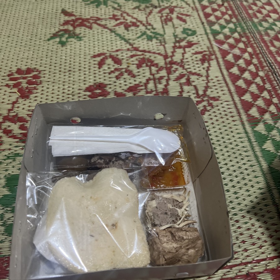 Nasi gudeg box - detail