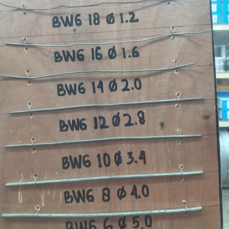 KAWAT BWG 14 ( KAWAT GALVANIS ) per ikat - samping
