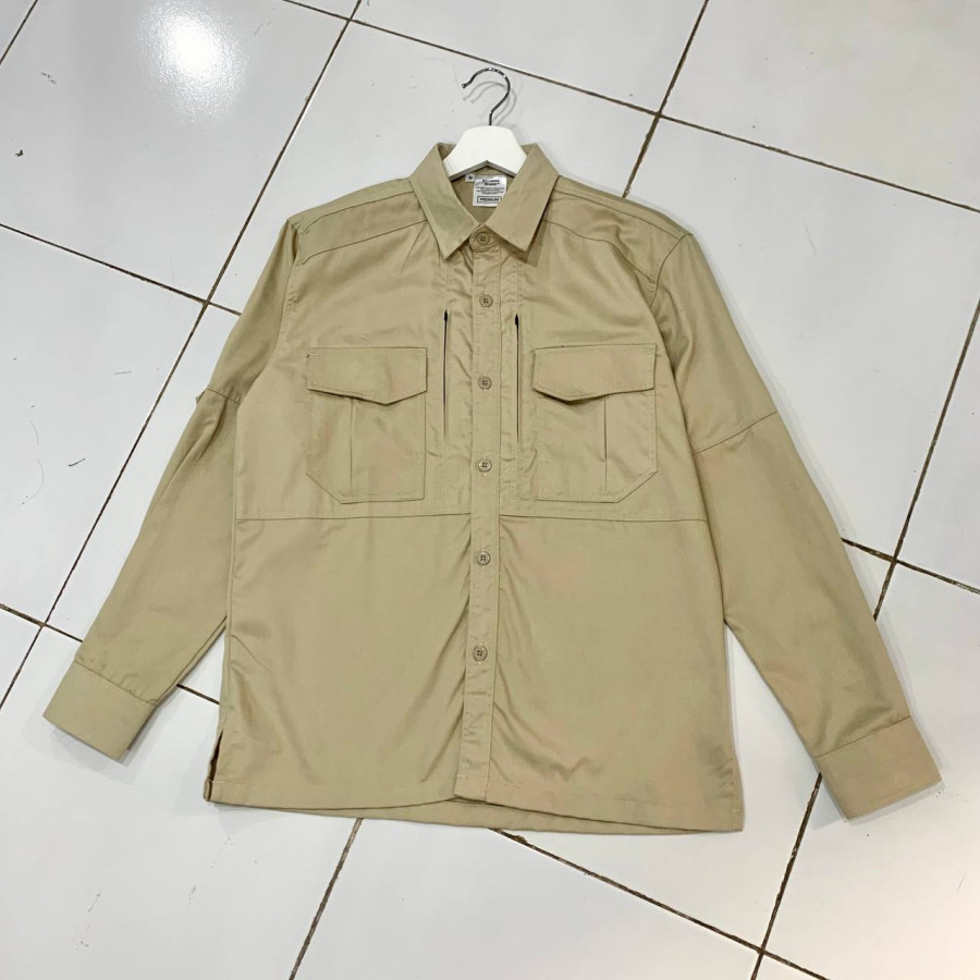 KEMEJA TACTICAL NAGATA DRILL BORDIR - utama