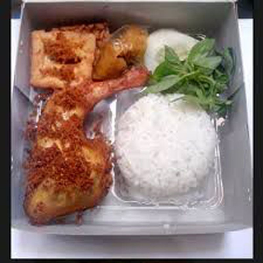 Paket Nasi Ayam Lalapan - samping