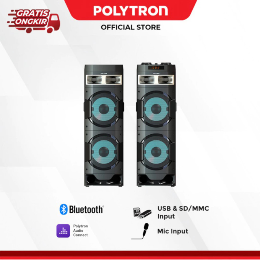 Polytron Speaker Aktif - depan
