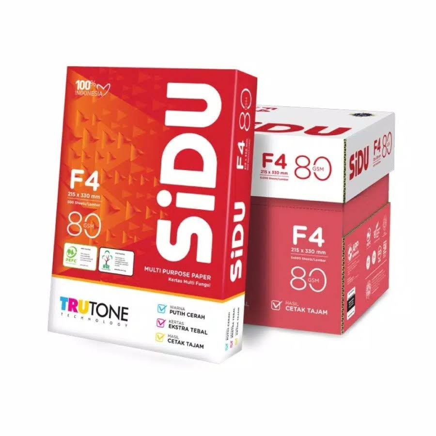 KERTAS HVS F4 SIDU 80GSM