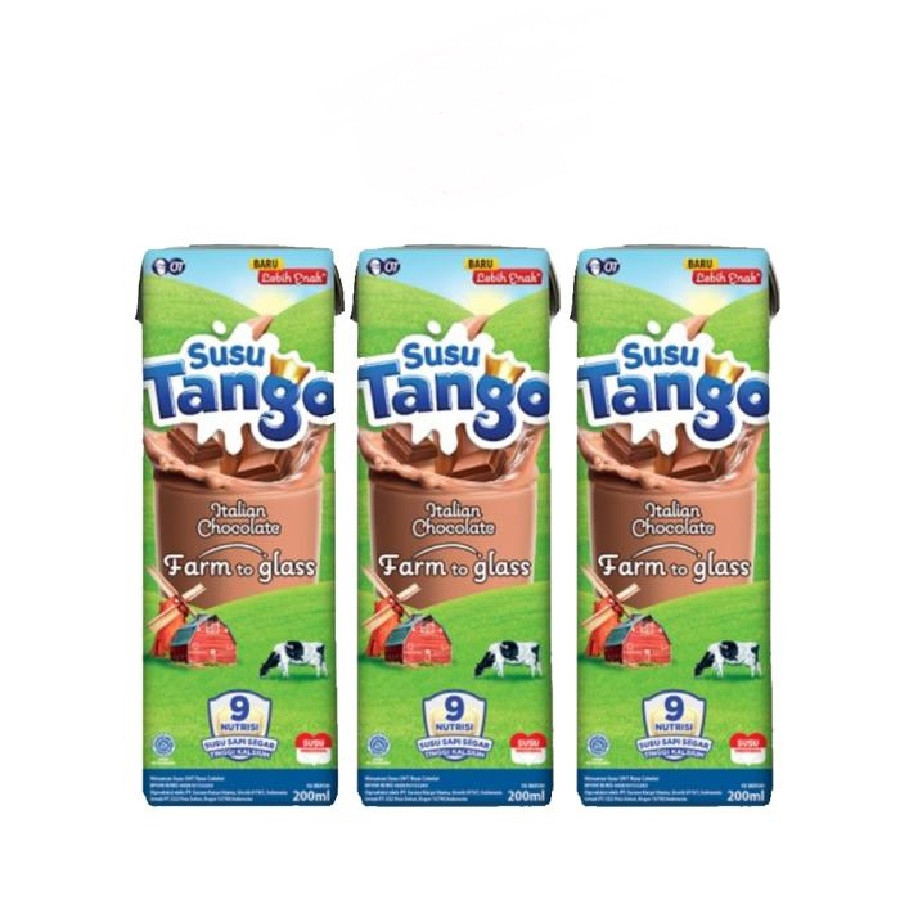 Susu Tango UHT 200 ml - depan