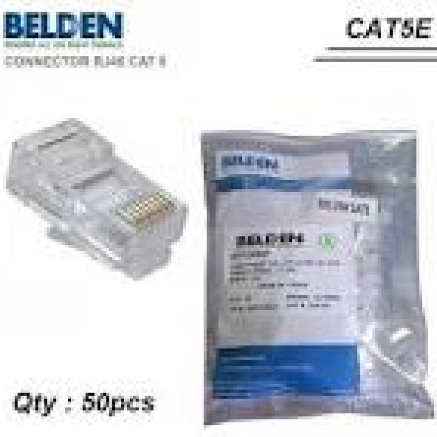 CONECTOR RJ45 BELDEN CAT5 - depan