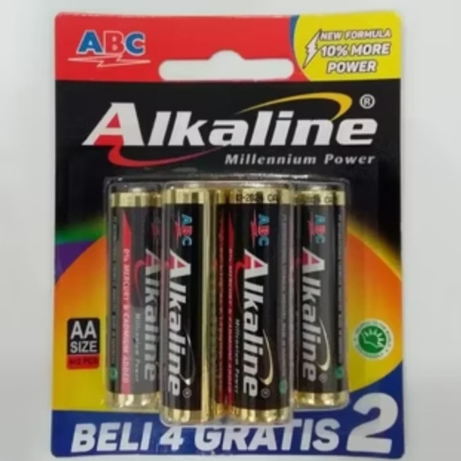 BATERAI ALKALINE A2 ISI 6