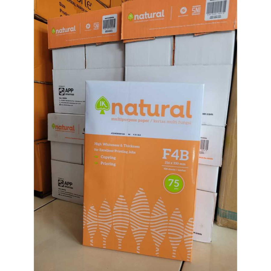 Kertas HVS A4 NATURAL 75GSM