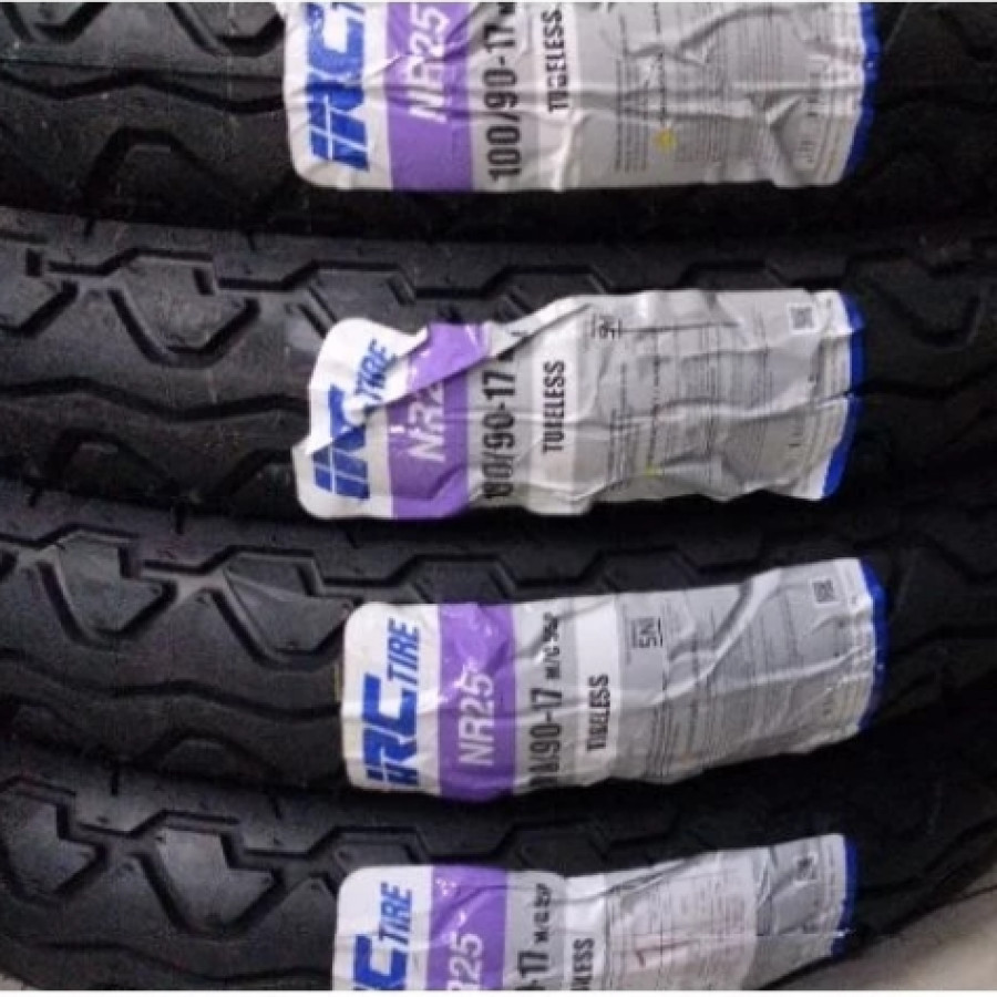 BAN LUAR TUBELESS 80/100-17 & 100/90-17 IRC NR25 BAN VERZA,CB150 VERZA - depan