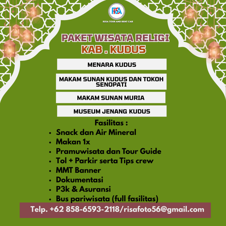 PAKET WISATA RELIGI (ZIARAH REKREASI) 3 HARI 2 MALAM - samping