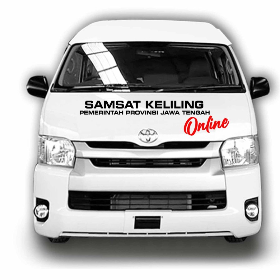 Branding HAICE (Full Stiker) Bahan Graftac Laminasi Glosy - depan