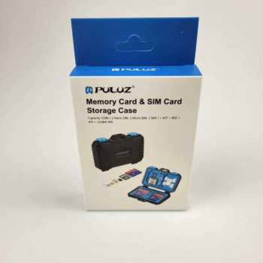 PULUZ Tas Kotak Penyimpanan Memory Card Waterproof - PU5002 - Black - detail