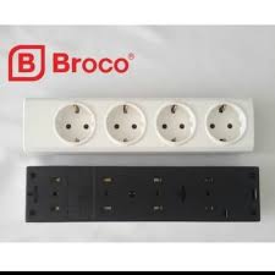 Stop Kontak 4 Lubang Broco