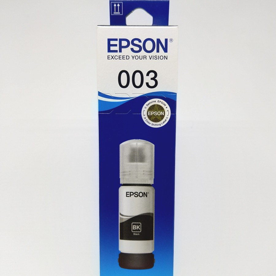 tinta epson L series ink 003 black - samping