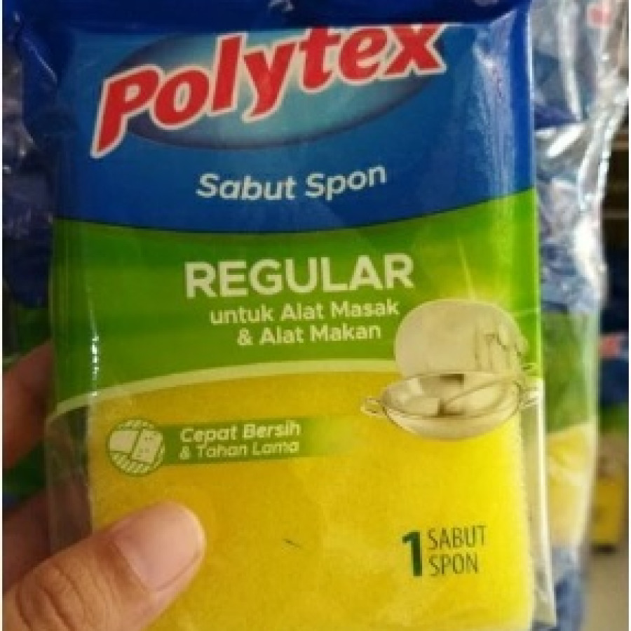 Spon Cuci Piring Polytex Sabut Spon isi 12 - utama