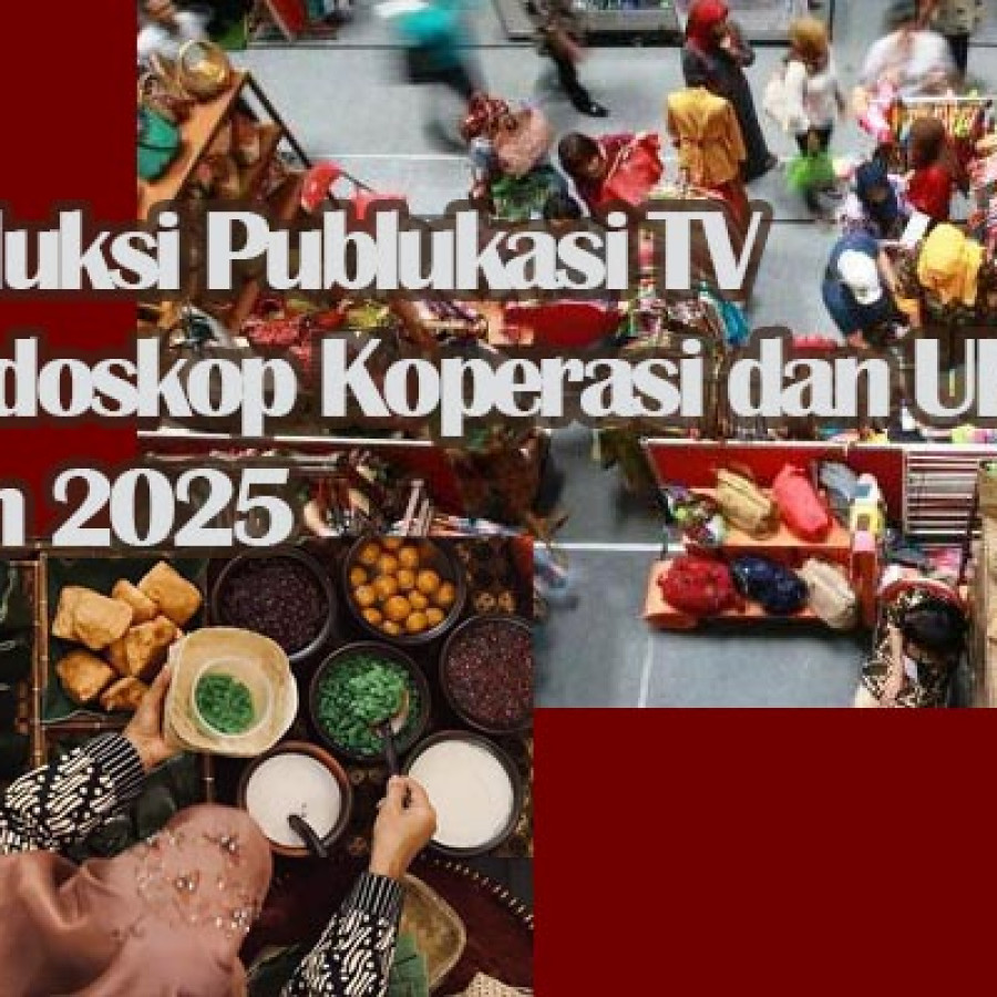 Produksi dan Publikasi Televisi Kaleidoskop Koperasi dan UKM Jatim 2025 - samping