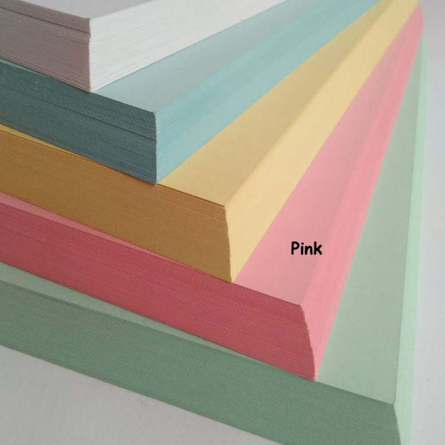 Kertas BC PINK (ukuran F4 / Folio) - samping