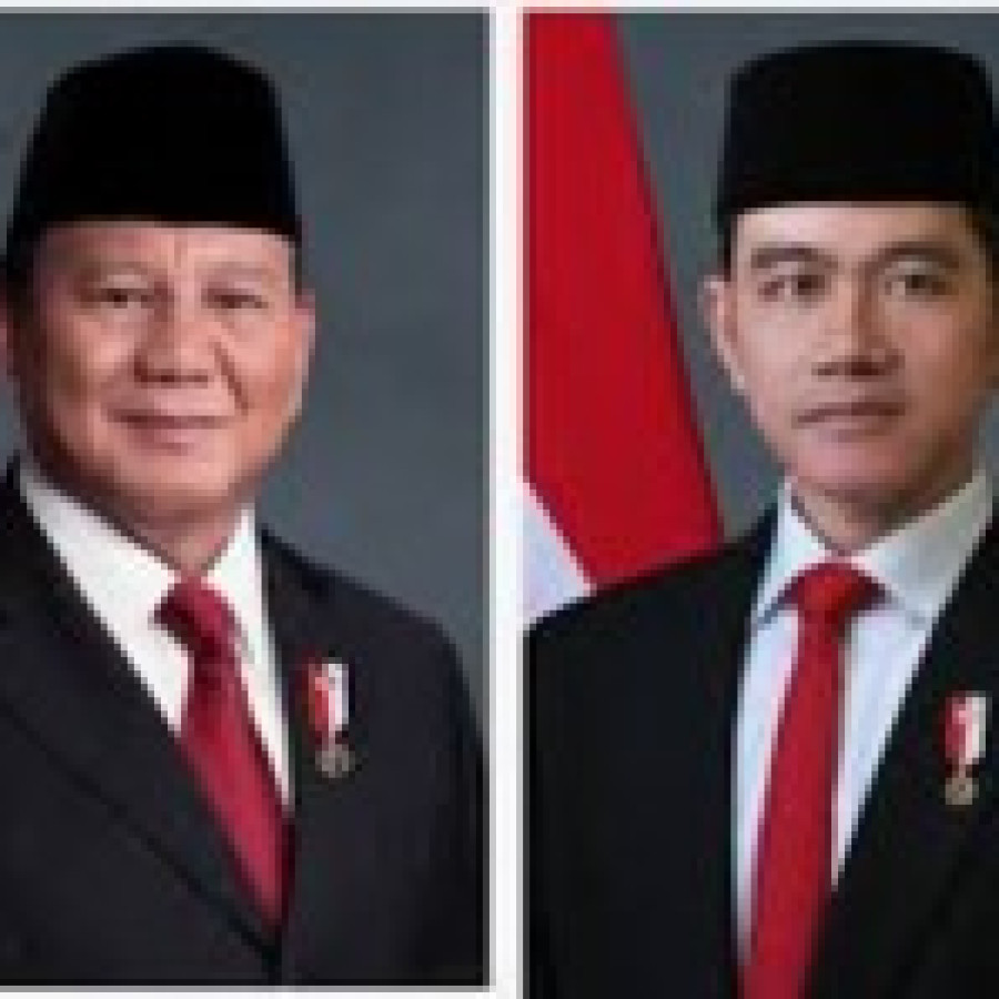 Photo Presiden dan Wapres uk 65 x 50