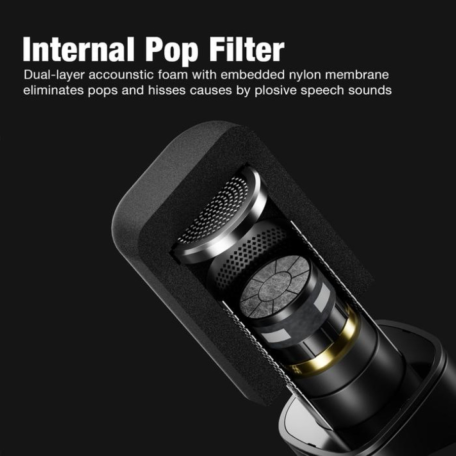 SOUNDTECH U1 Microphone Supercardioid - depan