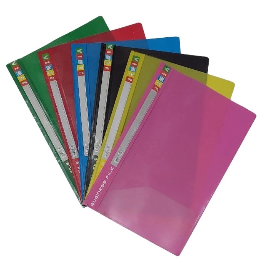 Map Plastik Merk "Bussines File" Kantong Folio - utama