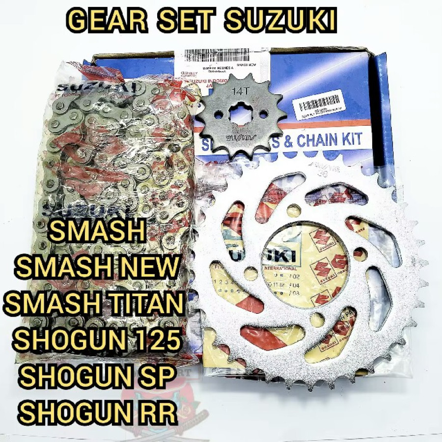 Gear set original suzuki