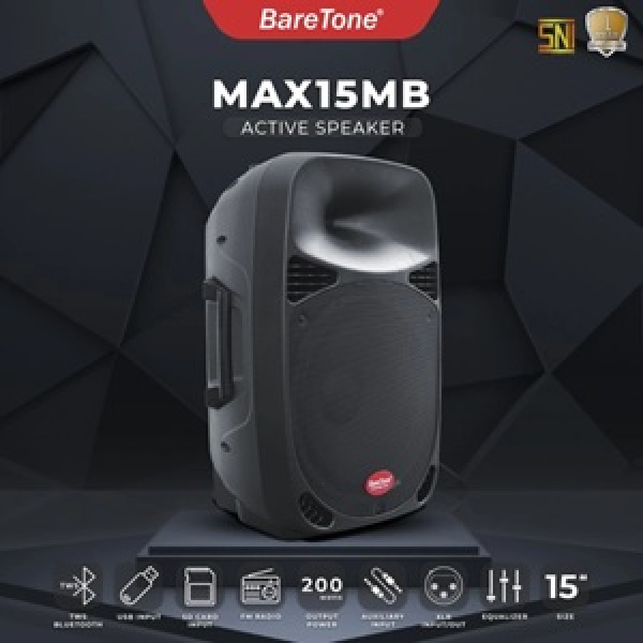 PAKET SOUND SYSTEM 15 INCH DAN MIXER - depan