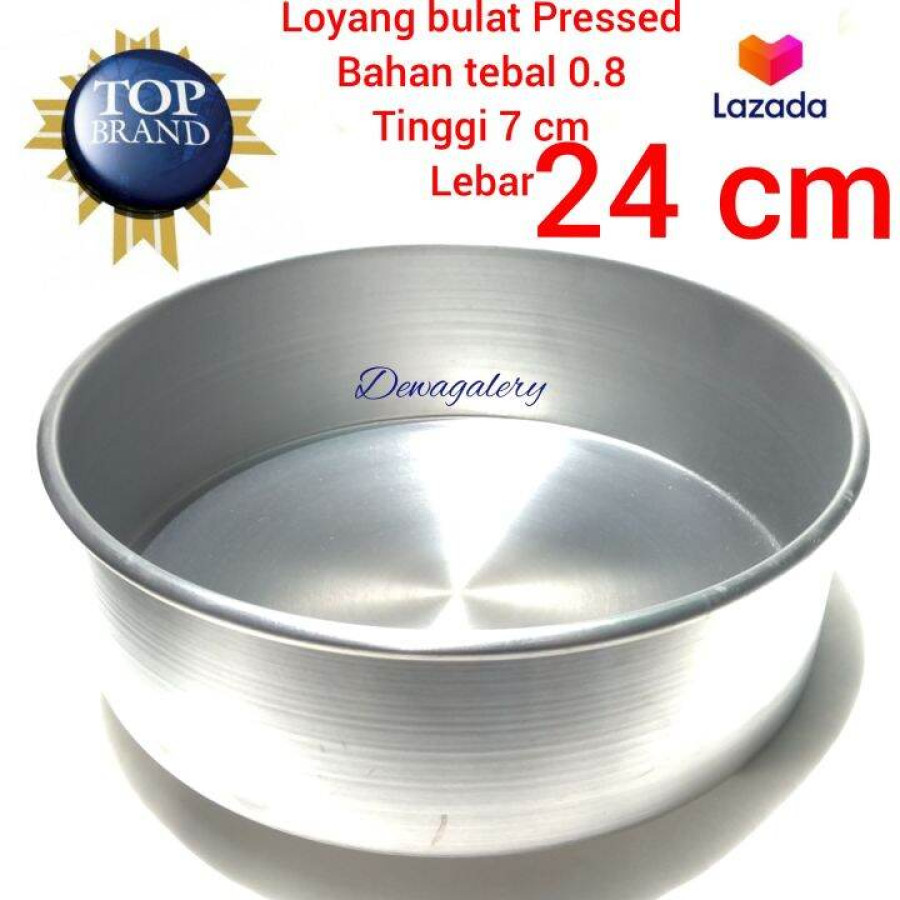 Sewa Loyang bulat 24cm/loyang bolu/loyang kue