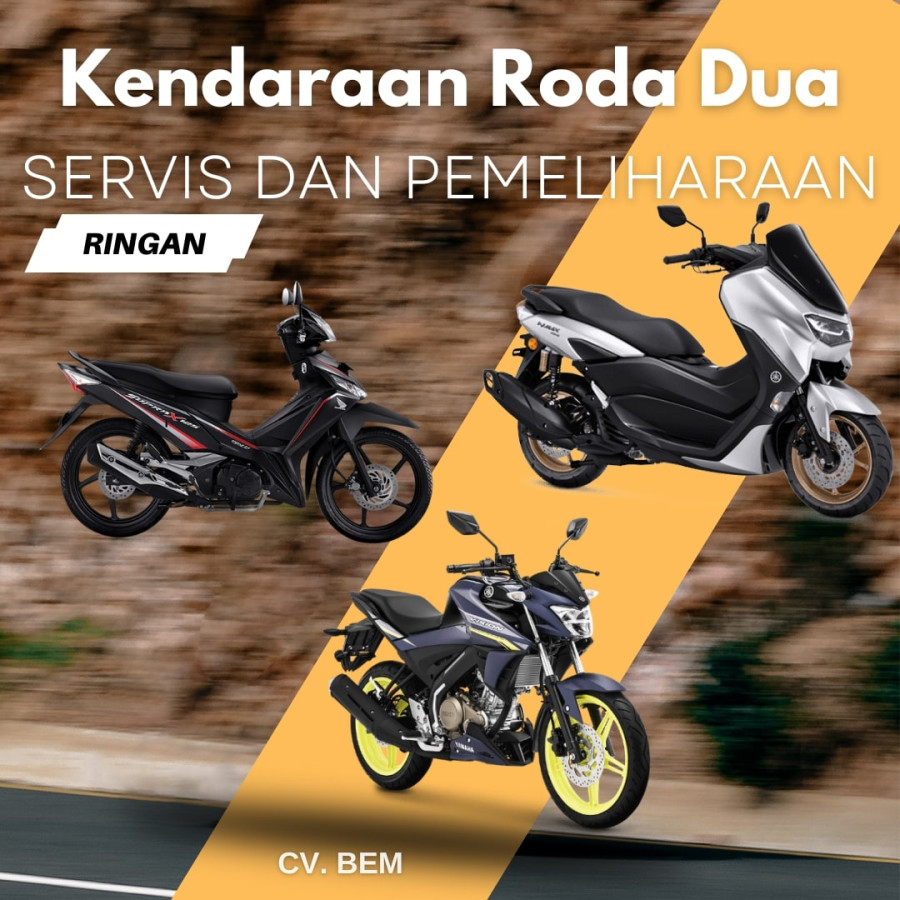 SERVICE/PEMELIHARAAN RINGAN KENDARAAN RODA 2