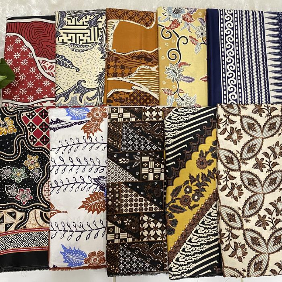 kain batik tulis - samping