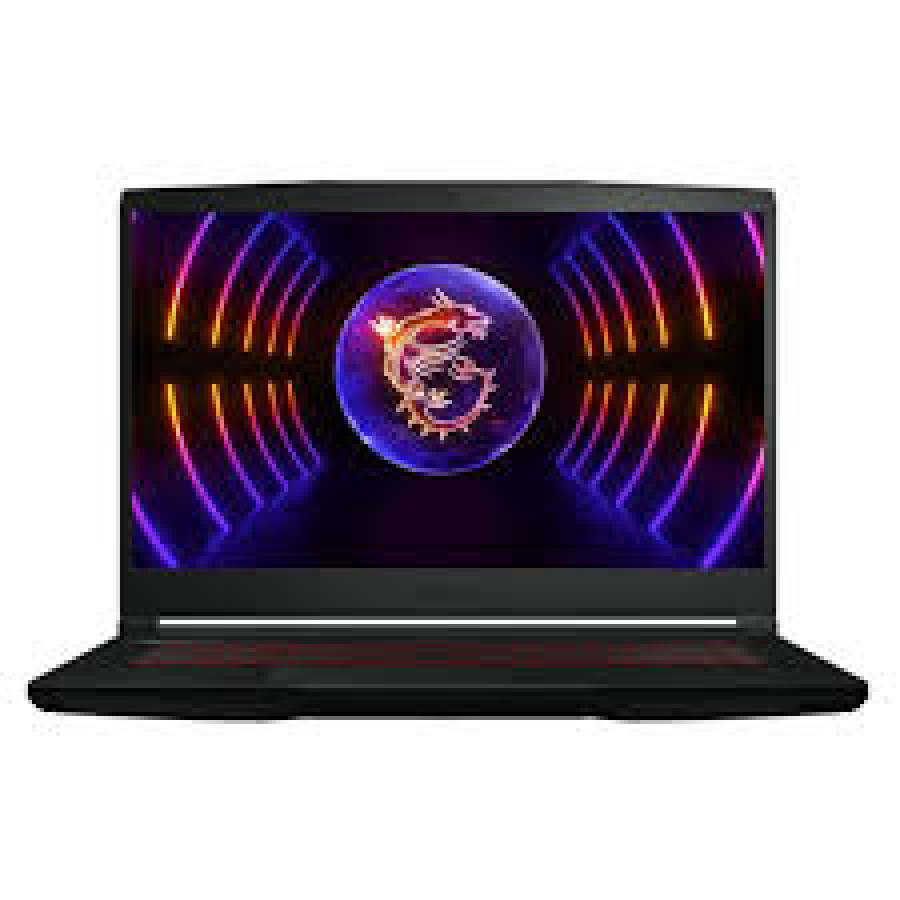 MSI GF63 Thin 12UC i7-12650H RTX3050 8GB 15.6" FHD IPS-Level 144Hz BLACK - depan