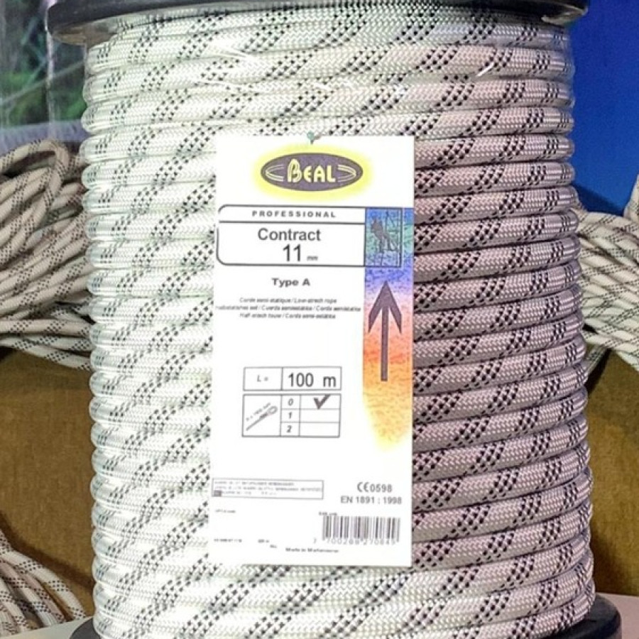 Tali Kernmantel Beal 11 mm 100 Meter Original - Karmentel 11mm - Karmentel Beal - depan